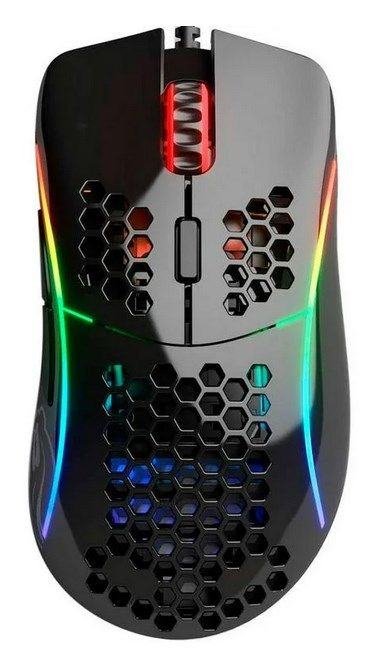 Glorious Мышь проводная Мышь Glorious Model D GD-GBlack, Glossy Black, USB, черный  #1