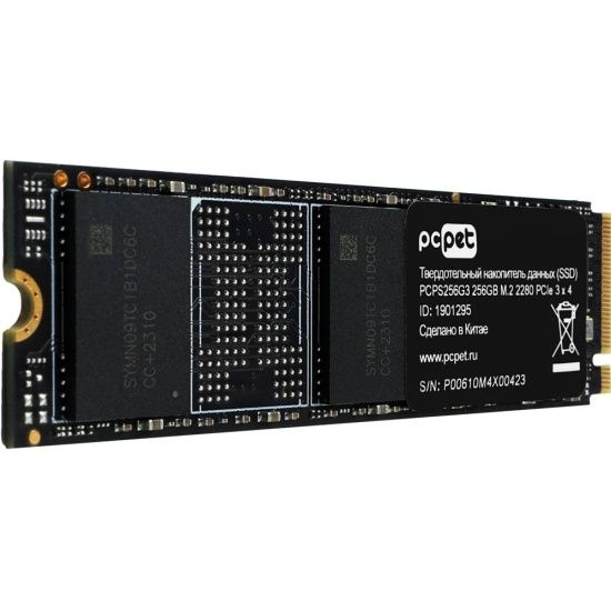 PC Pet 256 ГБ Внутренний SSD-диск M.2 256GB PCPS256G3 PCIe 3.0 x4 OEM (PCPS256G3) (PCPS256G3)  #1