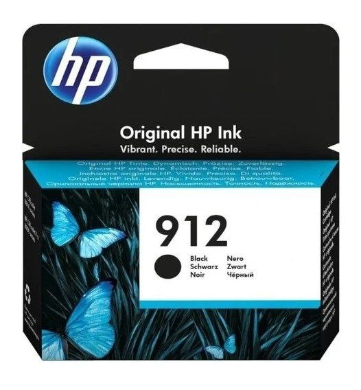 Картридж HP 912 - 3YL80AE струйный картридж HP (3YL80AE) 315 стр, черный  #1