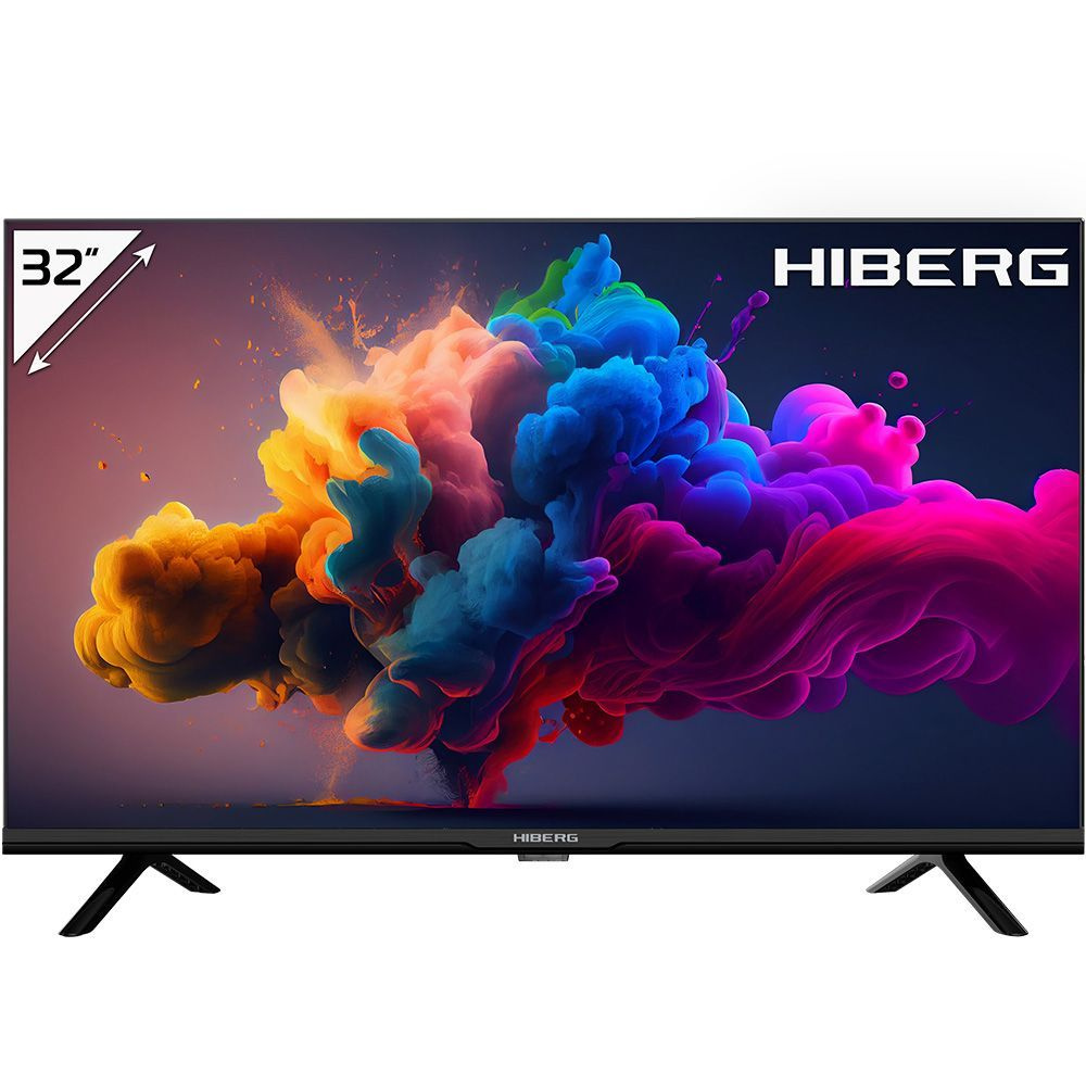 Hiberg Телевизор 32" HD, черный #1