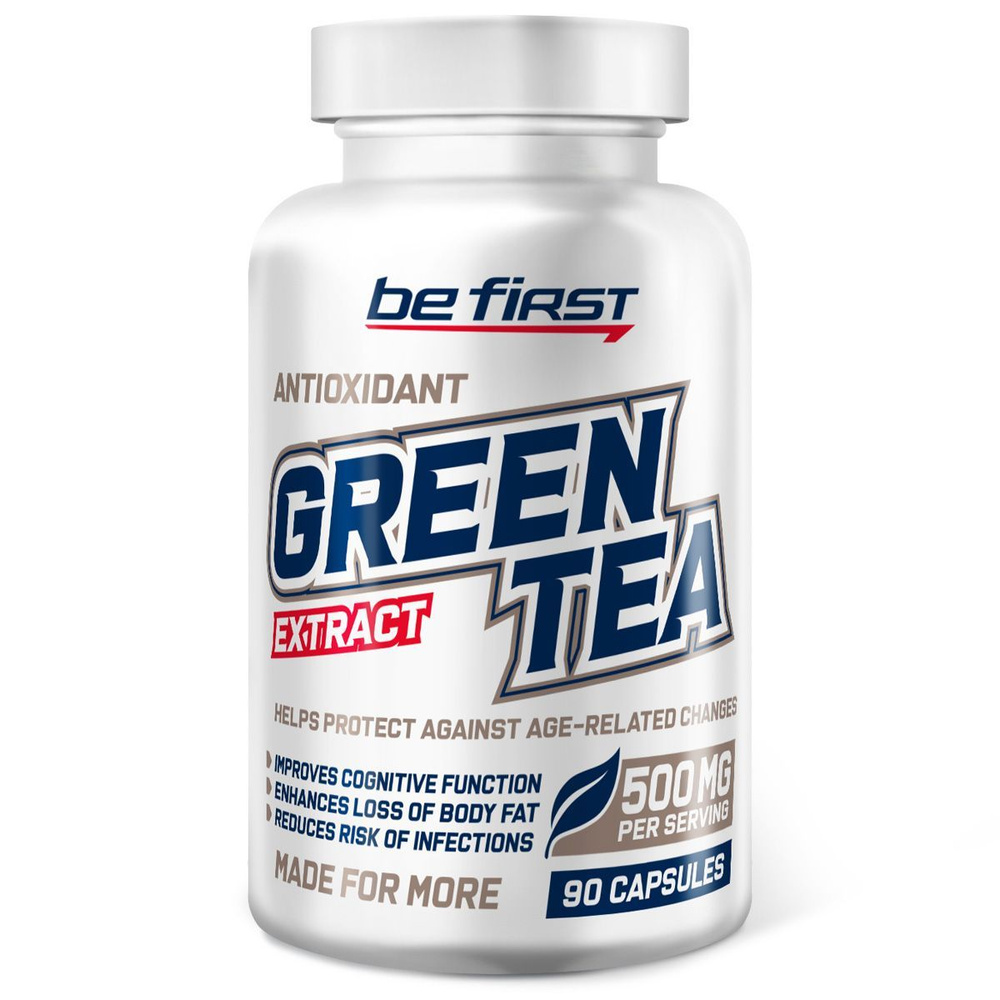 Антиоксидант зеленый чай экстракт Be First Green Tea Extract Capsules, 90 капсул  #1