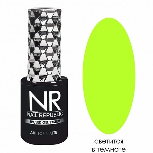 NAIL REPUBLIC ART TOP MATTE топ без липкого слоя №015 10 МЛ #1