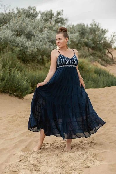 Платье пляжное Морской стиль #1