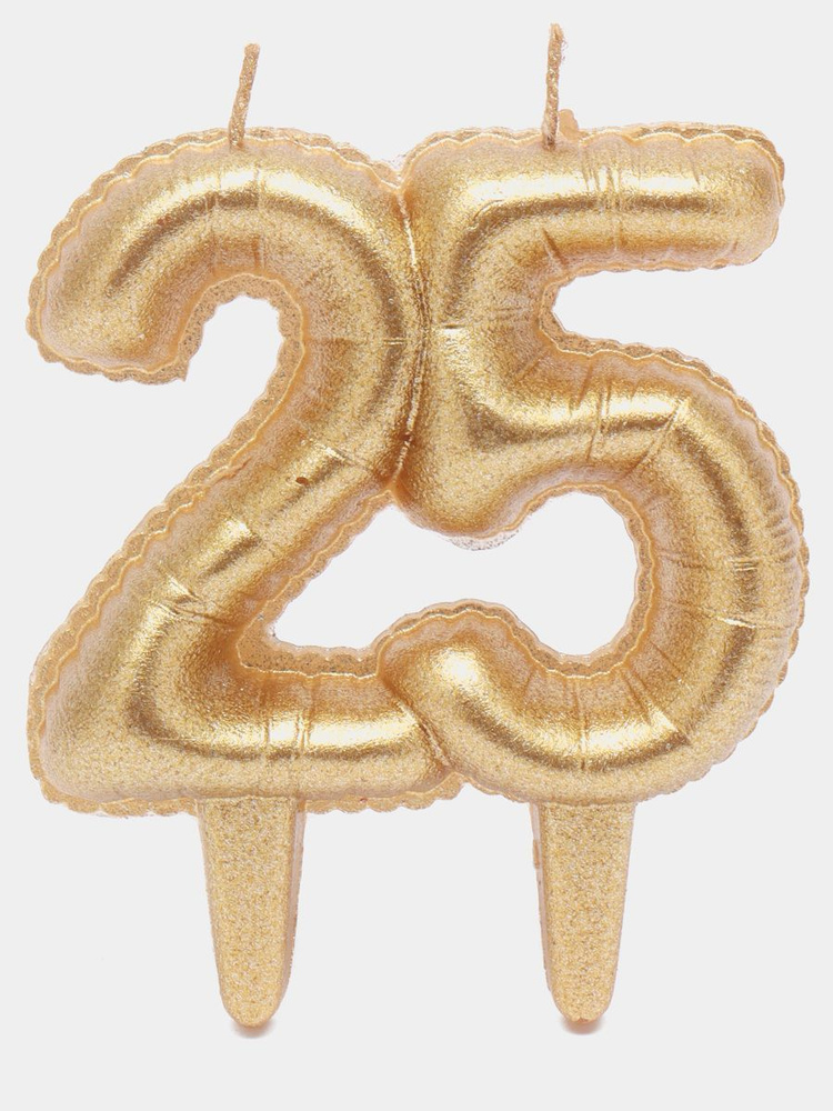 Riota Свечи для торта "Цифра 25", 1 шт #1