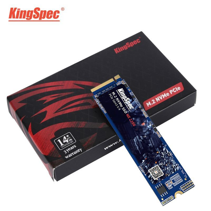 256 ГБ Внутренний SSD-диск KingSpec M.2 PCIe NVMe 3.0 NE (NE-256-2280 ...