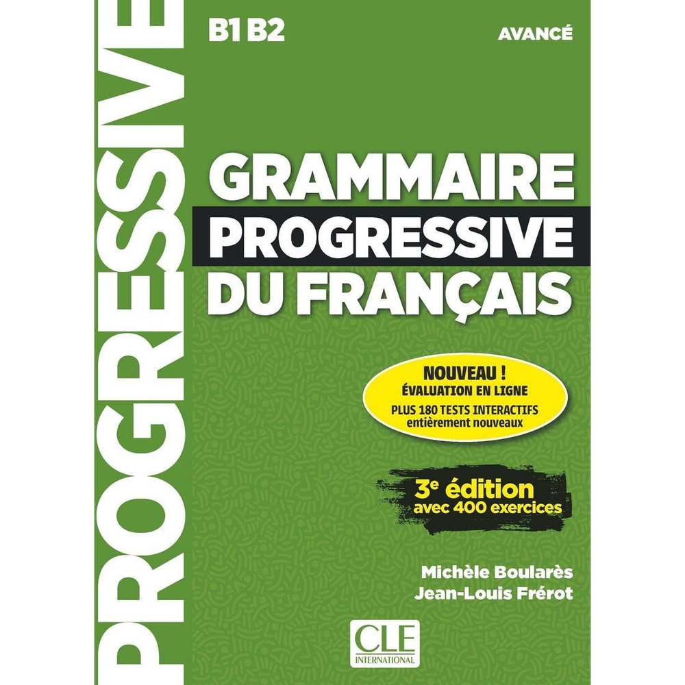 Grammaire progressive du francais 3eme edition Avance B1-B2 Livre | Boulares Michele, Frerot Jean-Louis #1