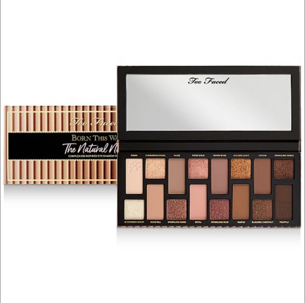 Too Faced Палетка теней Born This Way The Natural Nudes Eyeshadow Palette #1