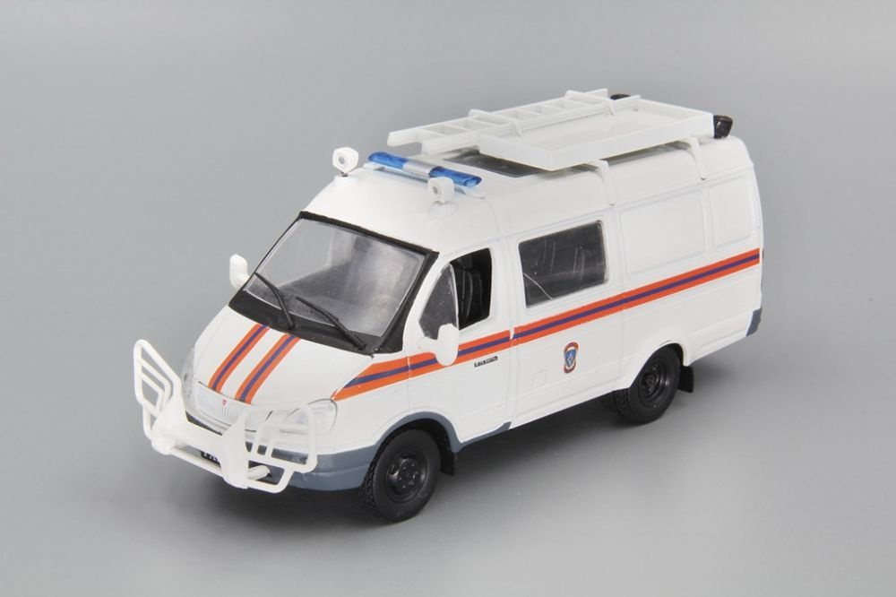 Коллекционная модель автомобиля ГАЗ-2705 АСМ МЧС / масштаб 1:43  #1