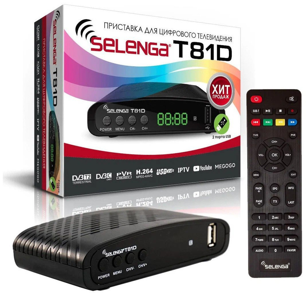 Selenga ТВ-ресивер t81 , черный #1