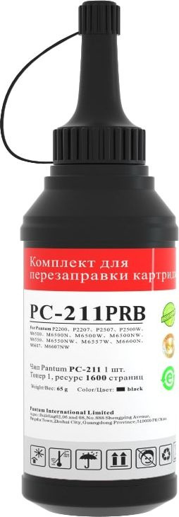 Тонер Pantum PC-211PRB, черный #1