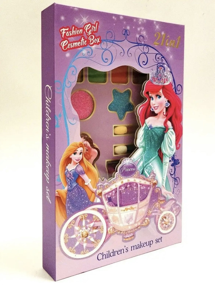 Набор детской декоративной косметики подарочный набор Диснеевские принцессы (Disney Princess)/Детская #1