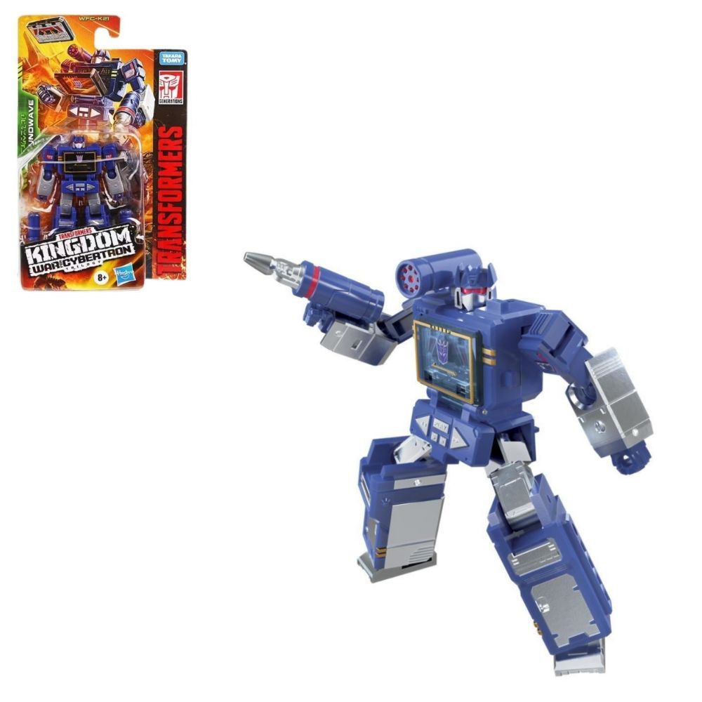 Hasbro Игрушки-трансформеры Generations War for Cybertron: Kingdom Core Class Фигурка WFC-K21 Soundwave #1