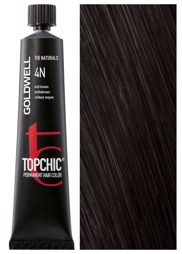 Goldwell Topchic 4N средне-коричневый 60 мл #1