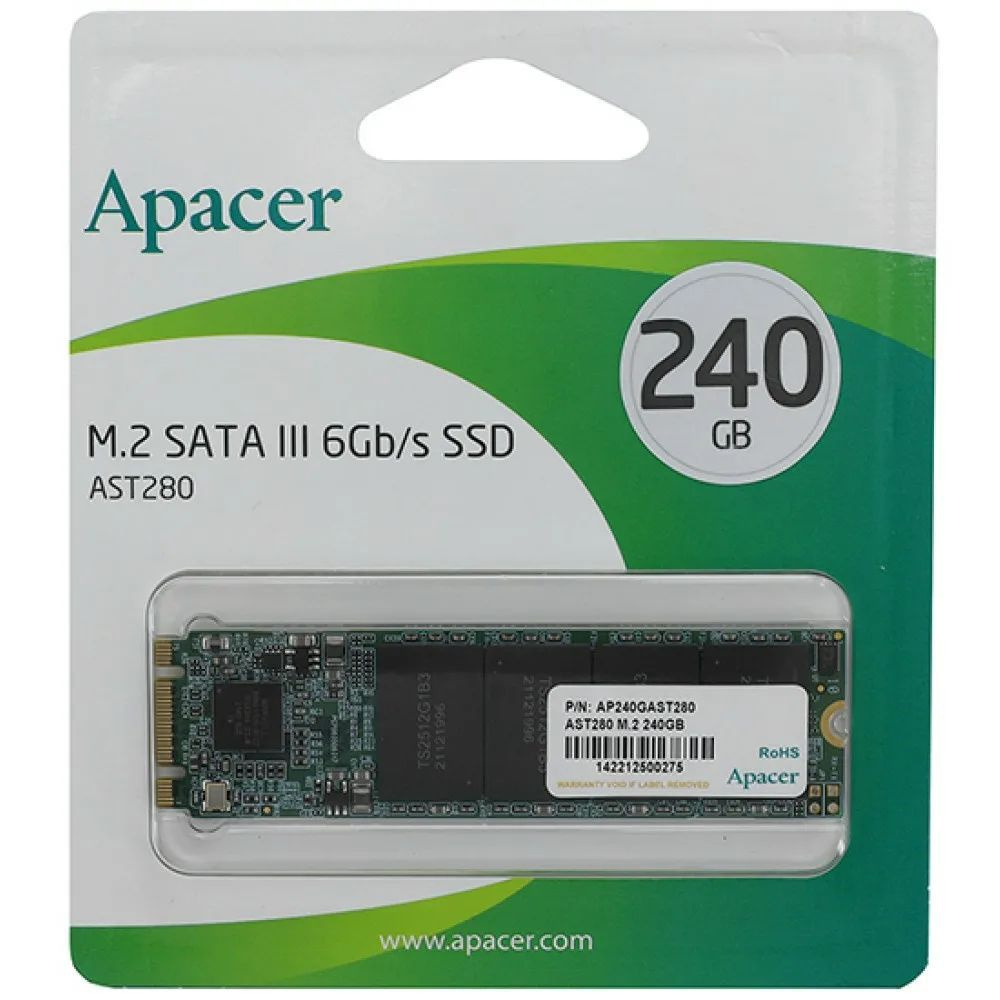 Apacer 240 ГБ Внутренний SSD-диск AP120GAST280-1 (AP240GAST280-1) #1