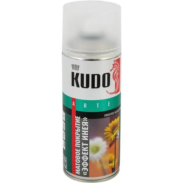 Покрытие аэрозольное Kudo для стекла цвет иней 0.52 л #1