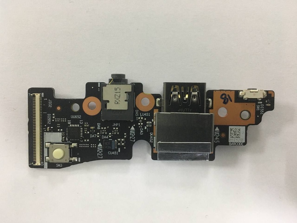 Плата USB с аудио разъемом USB Board L 81LA для ноутбука Lenovo Yoga Slim 7 Pro-14ACH5 5C50S25164  #1