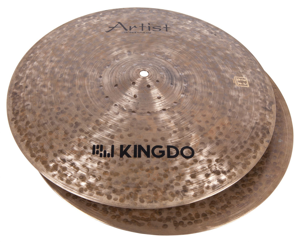 Тарелки KINGDO 15" ARTIST DARK HI-HAT #1