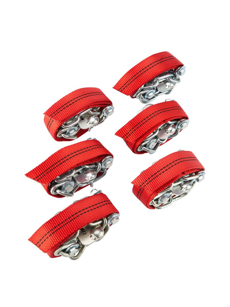 Цепи (браслеты) противоскольжения REXANT для внедорожников (колеса 235-285 мм), усиленные, к-т 6 шт. #1
