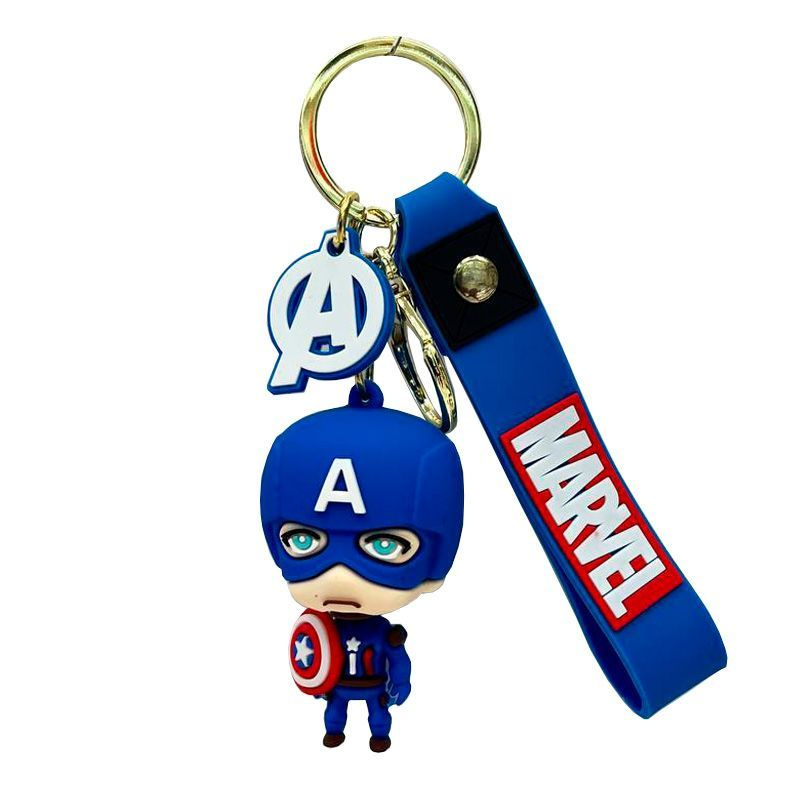Брелок резиновый для ключей Marvel (Captain America) #1