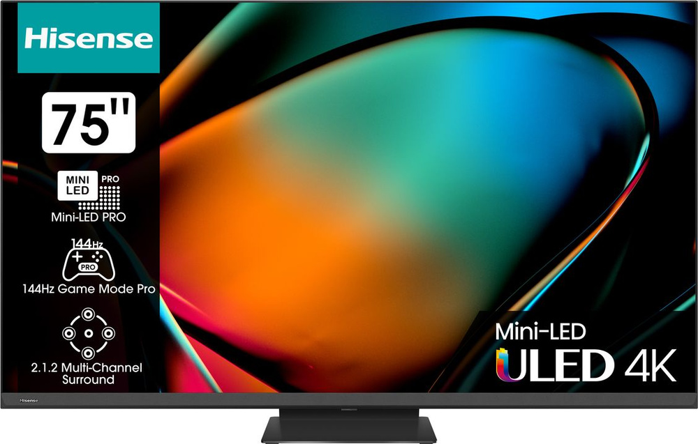 Hisense Телевизор 75U8KQ 75" Ultra HD, черный #1