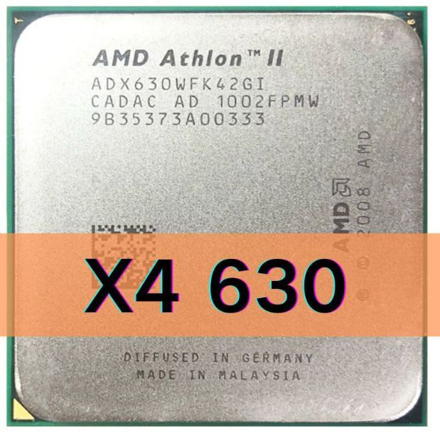 Процессор CPU AMD Athlon II X4 630 2.8 GHz, 4core, 2 Mb, 95W, 4000 MHz Socket AM3 OEM #1