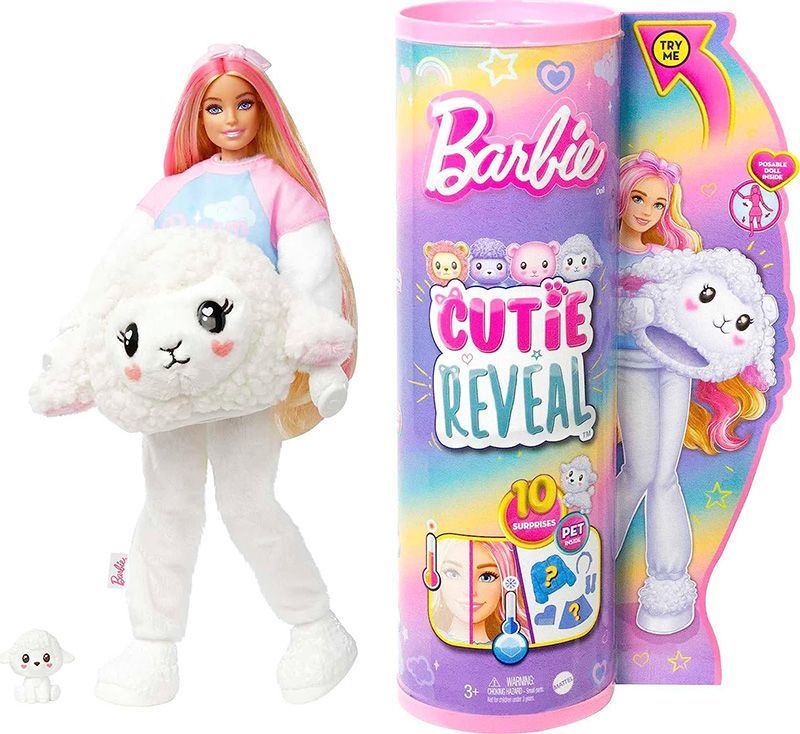 Кукла Барби Barbie Cutie Reveal 5 series Lamb (Костюм Овечки) #1