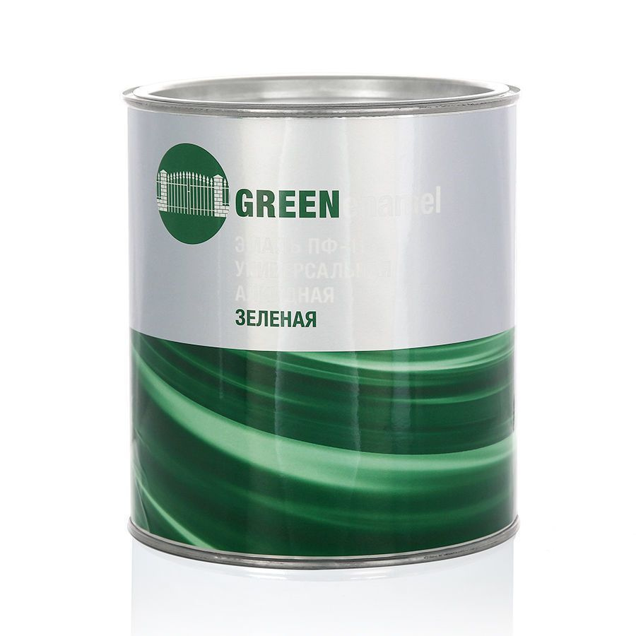Стандарт Эмаль Гладкая, Алкидная, Глянцевое покрытие, 2.7 кг, зеленый  #1