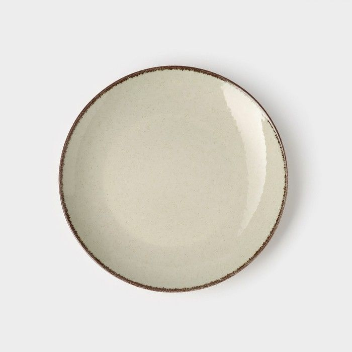 Тарелка Pearl, d 25 см, цвет мятный, фарфор #1