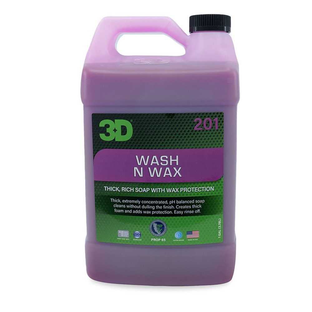 3D Car Care Автошампунь Wash N Wax 3.78 л #1