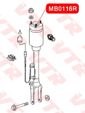 Vtr Сайлентблок, арт. MB0116R, 1 шт. #1