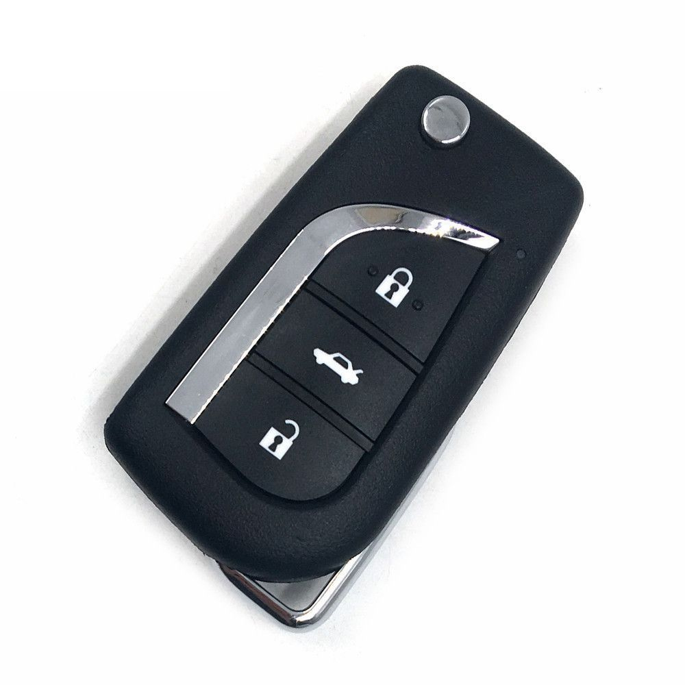 Автомобильный Универсальный ключ с Д/У серии XK в стиле TOYOTA NEW 3кн без встроенного чипа  #1