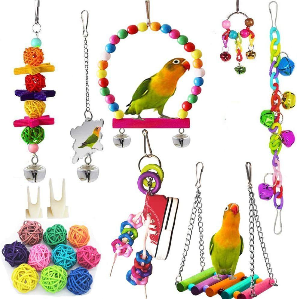 Набор игрушек для попугаев в клетку #1