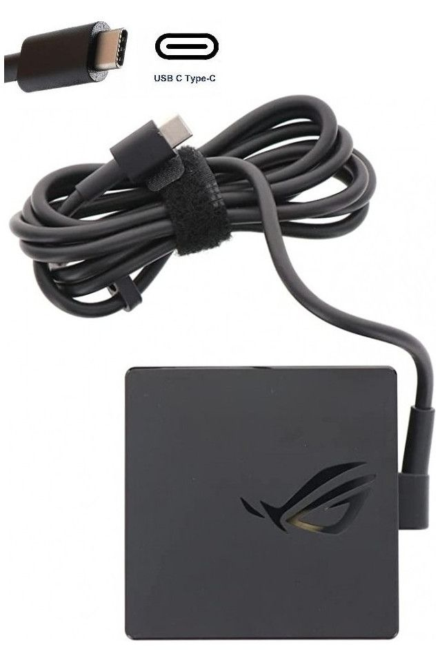Зарядное устройство для ноутбука Asus C523NA, 20V - 5A, 100 Вт (Штекер: Type-C) Квадратный  #1