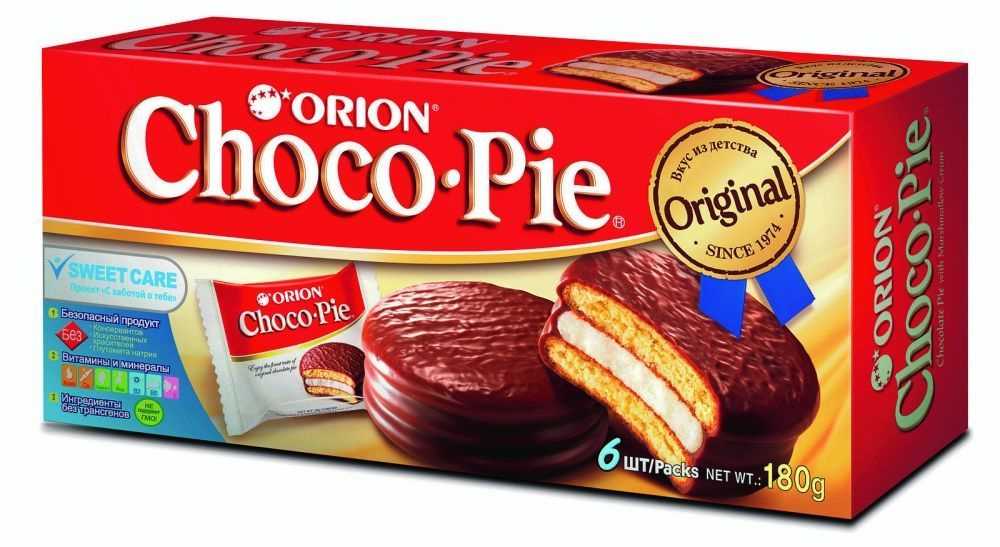 Печенье ORION Choco Pie (6 х 30г) - 16шт #1