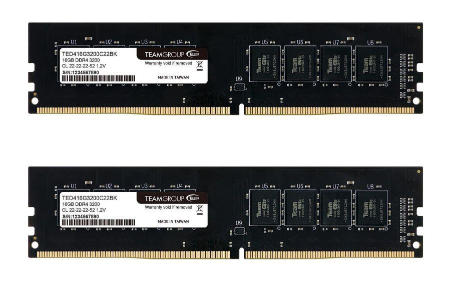 Комплект памяти ddr4. TM Group elit 3200 8 GB.