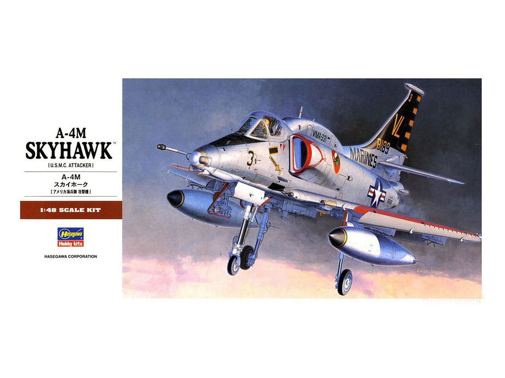 Hasegawa Рт33 Штурмовик A-4M Skyhawk (1:48) Модель для сборки #1