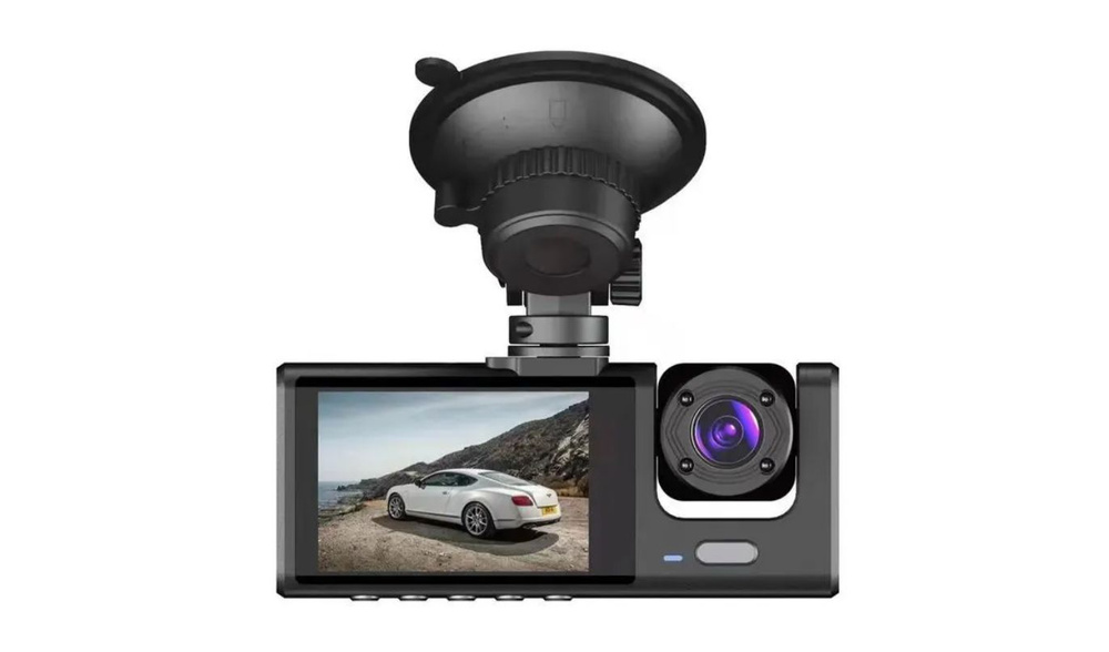 Видеорегистратор автомобильный Black Box 3 в 1/камера заднего вида/регистратор в авто  #1