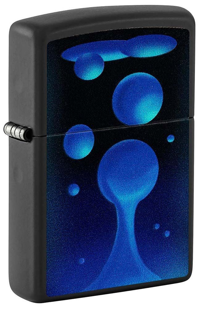 Зажигалка бензиновая Lava Lamp ZIPPO 48675 черная кремниевая #1