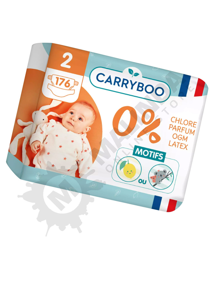 CARRYBOO Подгузники Economy Packs T2 (3-6 кг) 56 шт Размер 2 #1