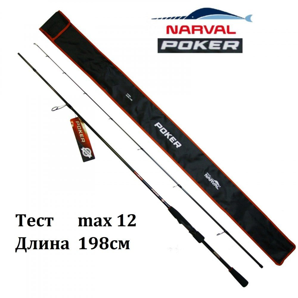 Спиннинг Narval Fishing Poker 662L max 12гр/198см / На окуня, судака, щуку / Удилище Нарвал Покер  #1