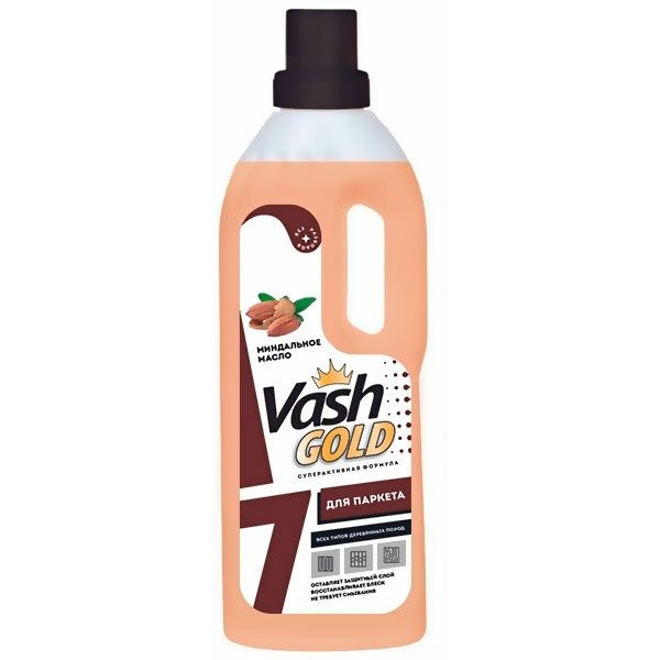 Чистящее средство Vash Gold Миндальное масло, для мытья паркета, 750 мл  #1