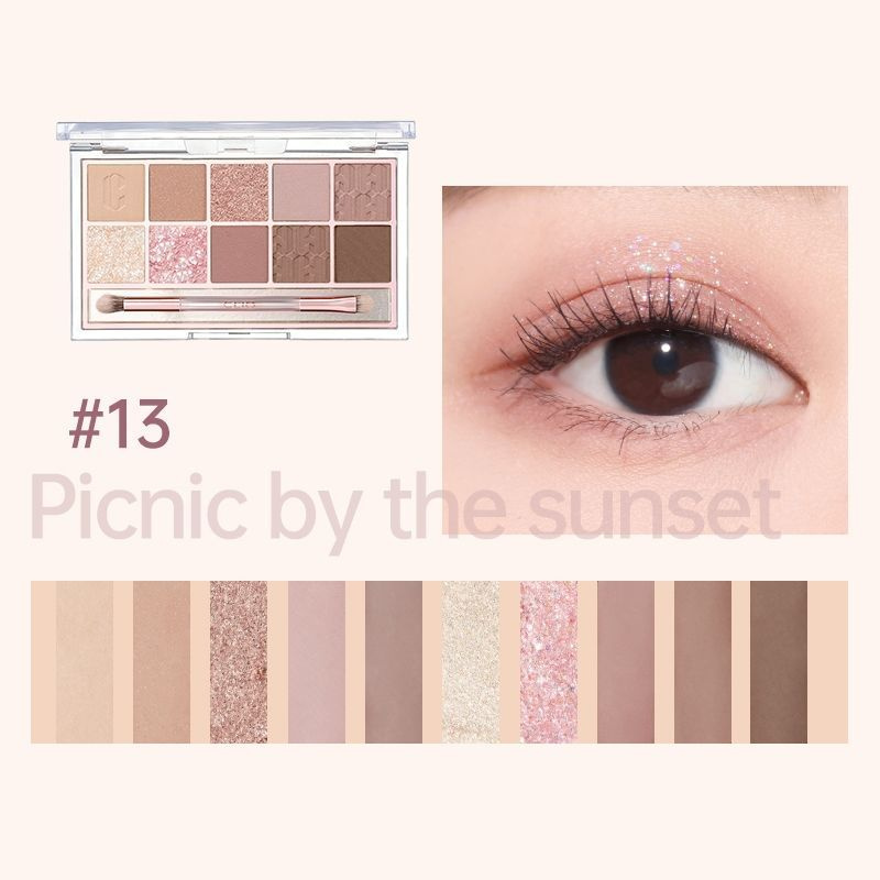 CLIO, палетка теней для век тон 13 picnic by the sunset #1