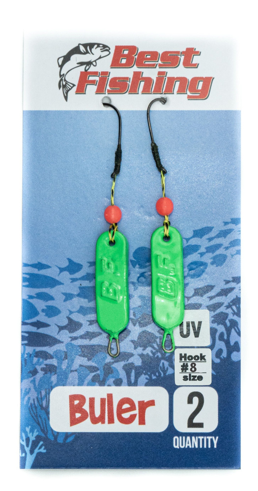 Булеры Best Fishing Neon, #8, 7 г, зеленый UV #1