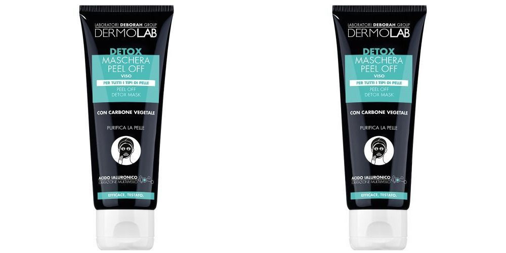 DermoLab Маска-пленка для лица отшелушивающая Peel off Detox mask, 75 мл, 2 шт  #1