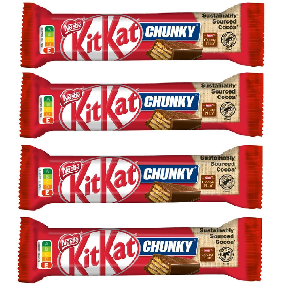 Батончик KitKat Chunky 4 уп по 40гр #1