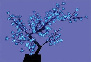 Светящееся дерево, "Цветущая яблоня", 128 диодов, режим мигания, синий  #1