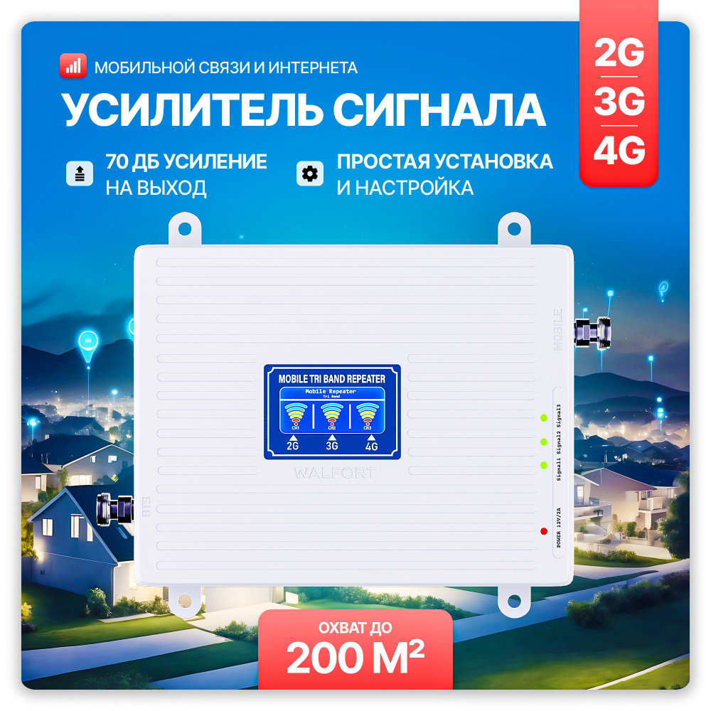 Репитеры GSM 3G 4G LTE