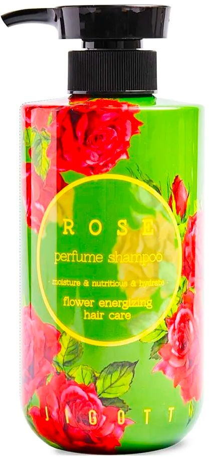 JIGOTT Парфюмированный шампунь для волос с экстрактом розы ROSE PERFUME SHAMPOO, 500 мл  #1