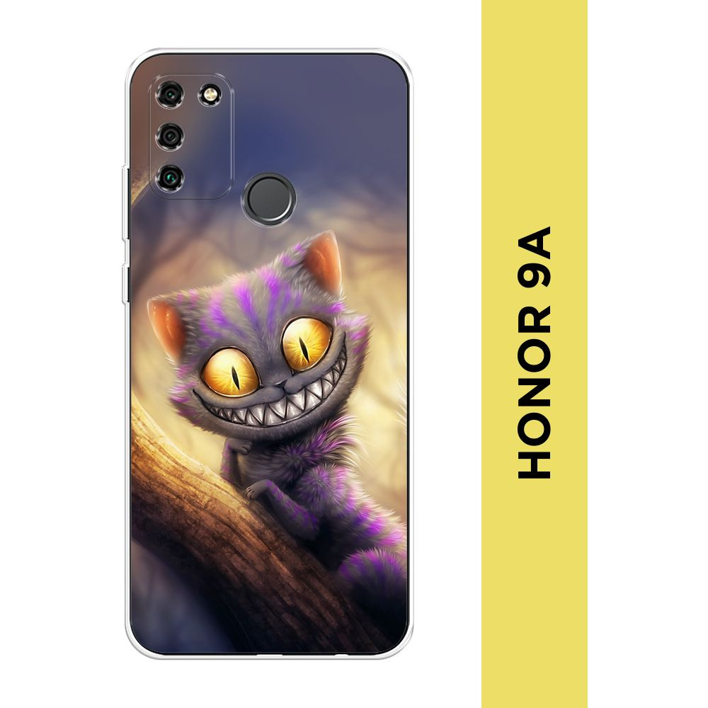 Силиконовый чехол на Honor 9A / Хонор 9А "Cheshire Cat" #1