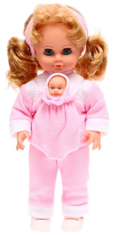 Детская говорящая кукла "Инна-мама" с пупсом, игрушка для девочек со звуковым устройством, классическая #1